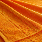 Полотенце 70*140 махровое апельсиновый (207) 350-380 г/м2