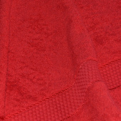 Полотенце 50*90 махровое красный (404) 450 г/м2