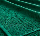 Полотенце 50*90 махровое темно-зеленый (507) 350-380 г/м2