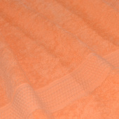 Полотенце 50*90 махровое персиковый (028) 450 г/м2